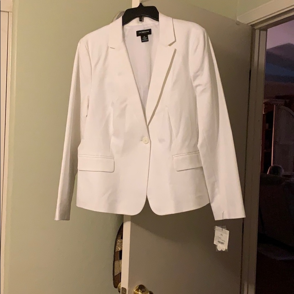 White suit jacket